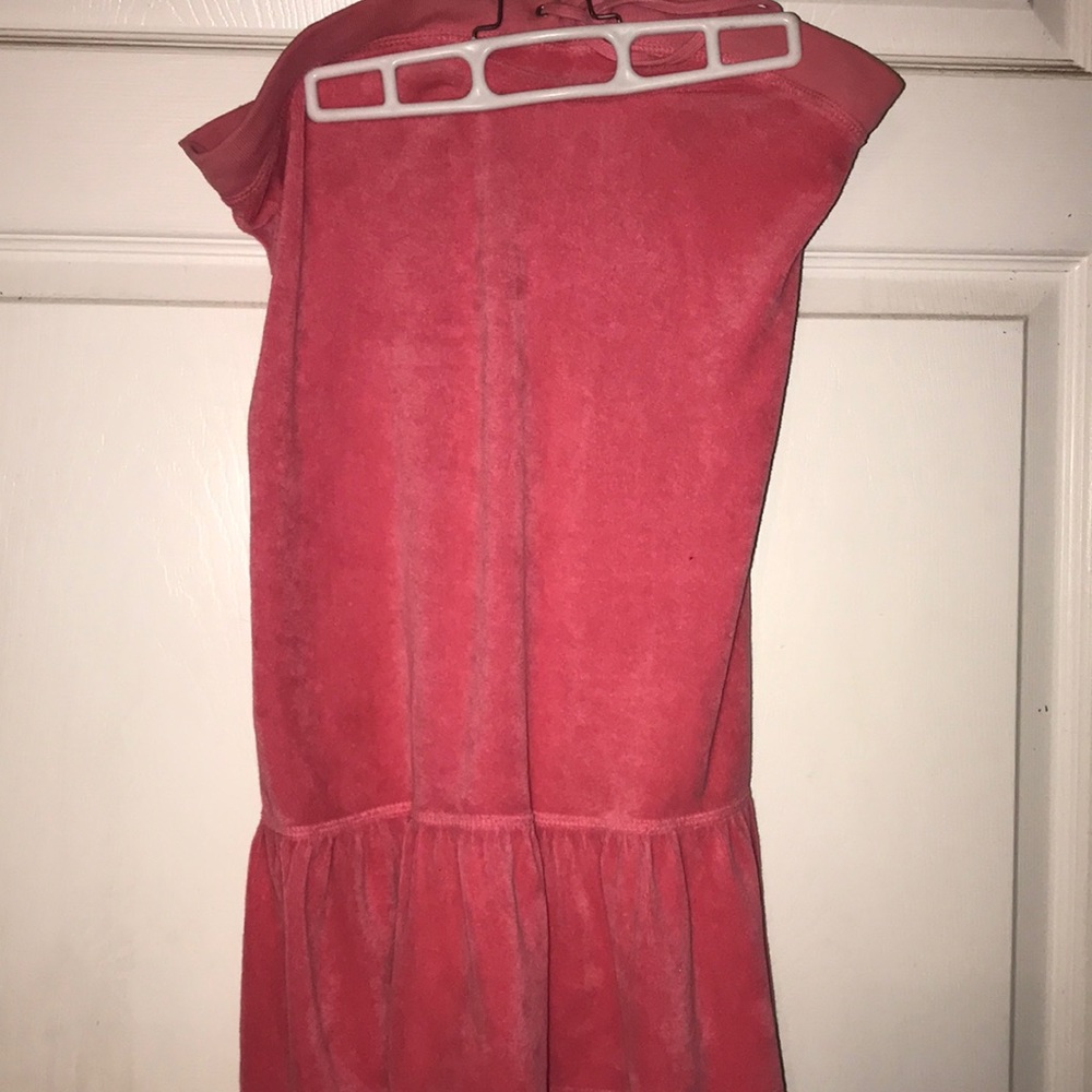 Pink terry cloth juicy contour